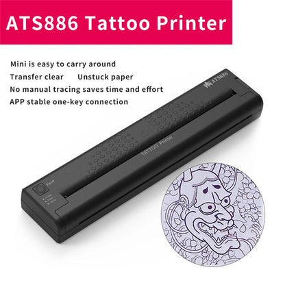 ATS886 Portable Tattoo Stencil Printer – Thermal Stencil Maker & Copier