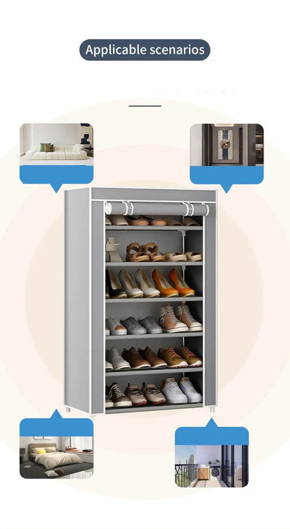 Modern Luxury Shoe Rack Organizer – Home Furniture Cabinet for Living Room, Entryway & Hallway Shoe Storage