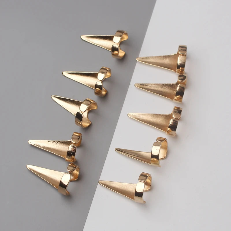 10pcs Retro Punk Gothic Claw Rings – Adjustable Talon Finger Spike Jewelry for Rock, Party, and Cosplay Gift