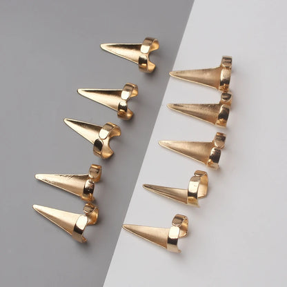 10pcs Retro Punk Gothic Claw Rings – Adjustable Talon Finger Spike Jewelry for Rock, Party, and Cosplay Gift