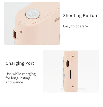 4K Digital Camera – 50MP Travel Selfie Camera with HD Zoom, 2.4-inch Screen, Mini Retro Cam for Kids & Beginners