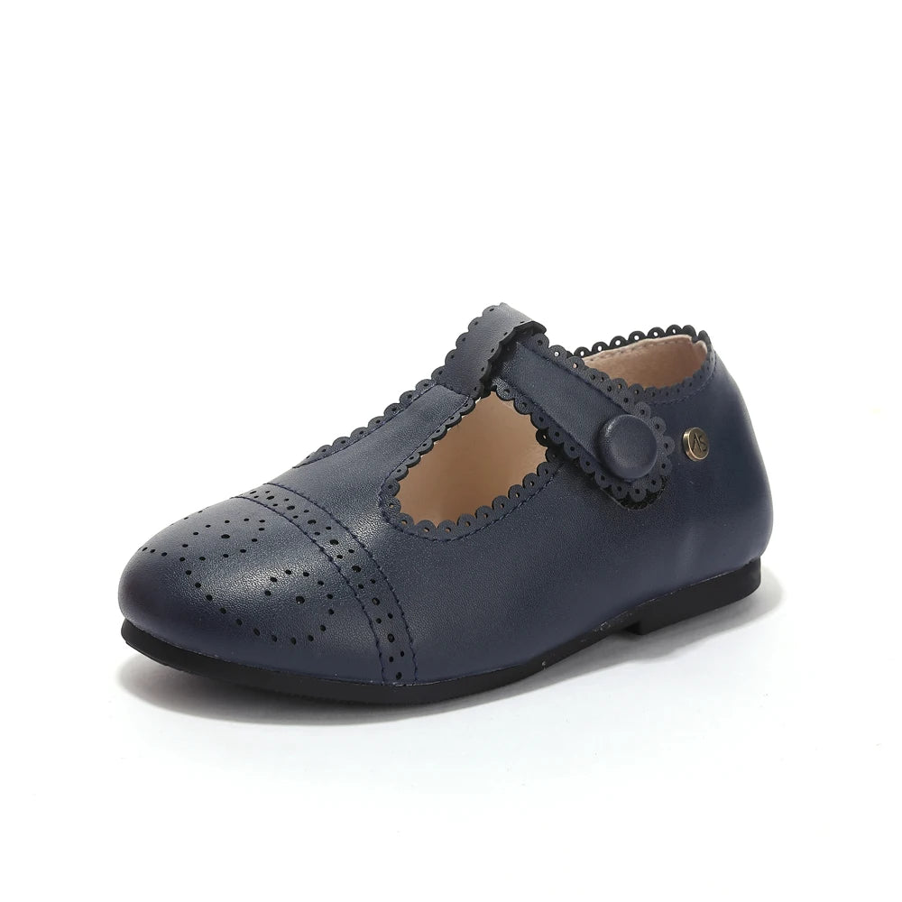 Kids Leather Shoes - Soft Mary Jane & Oxford Flats for Baby Girls and Boys, Princess & Dress Style