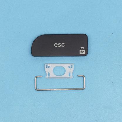 Logitech MX Keys & Craft Keyboard Replacement Keycaps with Scissor Clip Hinges – Grey/Black Key Repair Parts Set