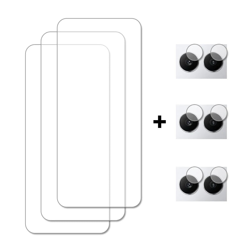 Tempered Glass Screen Protector for OnePlus Nord 4 — Protective Glass & Camera Lens Film