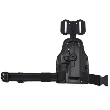 Outdoor Tactical Thigh Drop Leg Holster - Compatible with Glock 17, Beretta M9, Colt 1911, PX4 Storm for Hunting