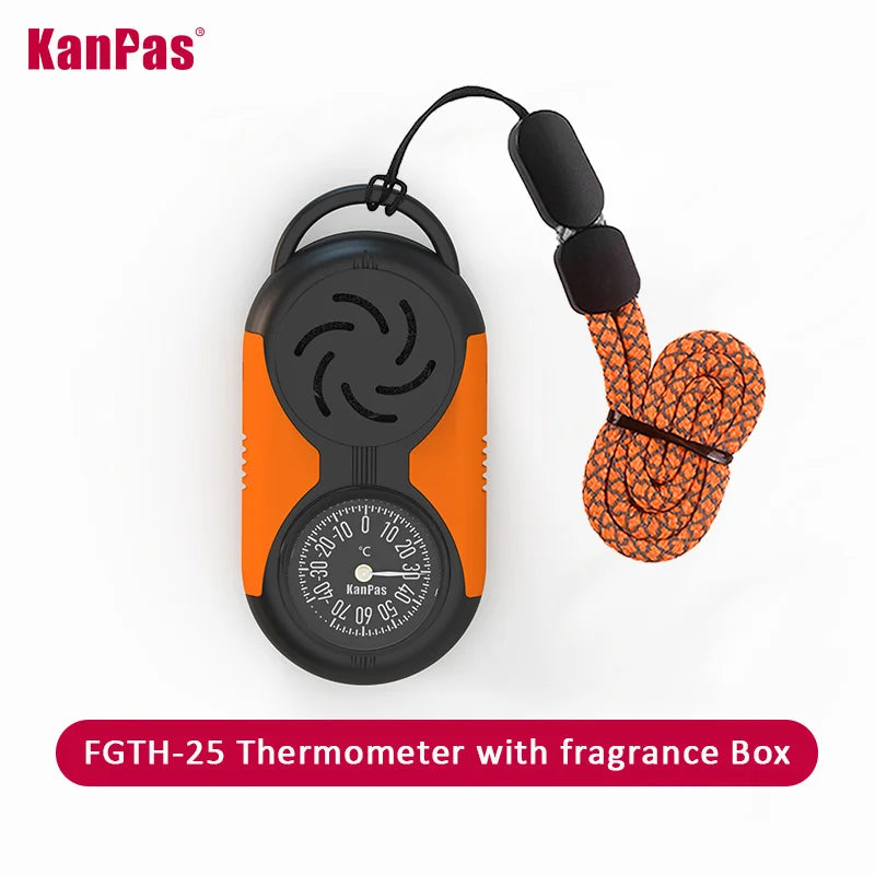 KANPAS Thermometer Compass Kit - Outdoor Thermohygrometer for Camping, Hiking, Trekking, Hunting & Survival