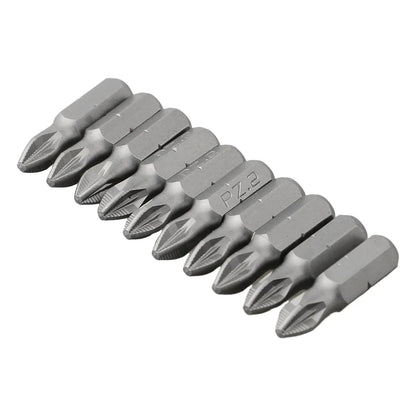 10-Pcs 25mm Anti-Slip Magnetic Hex Shank Screwdriver Bit Set – PH1, PH2, PH3, PZ1, PZ2, PZ3 Drill Bits
