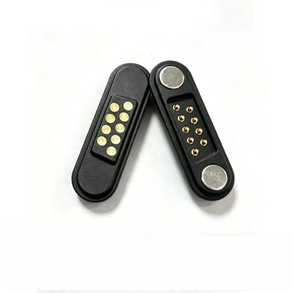 Magnetic Pogo Pin Connector - 2–14 Pin Spring-Loaded Contact Charging Dock, 2.8mm Pitch Plug