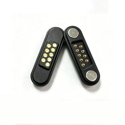Magnetic Pogo Pin Connector - 2–14 Pin Spring-Loaded Contact Charging Dock, 2.8mm Pitch Plug