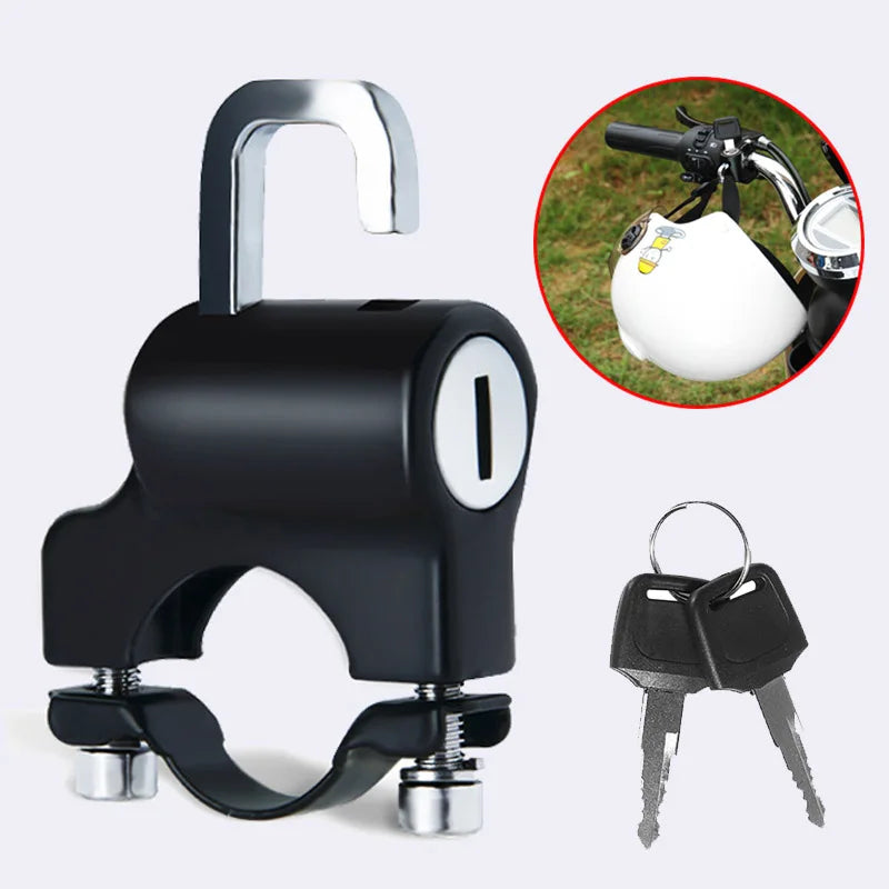 Neutral Helmet Lock for Electric Vehicles | Anti-Theft Motorcycle & Battery Safety Wire Rope Lock