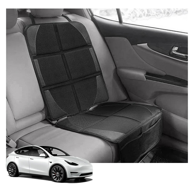 Tesla Model 3/Y Juniper 2026 Seat Protector - Oxford & PU Leather Baby and Child Car Seat Mat