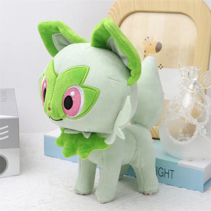 Sprigatito & Friends Plush Toys – Chikorita, Slowpoke, Froakie, Charizard Anime Stuffed Dolls, Gift for Kids