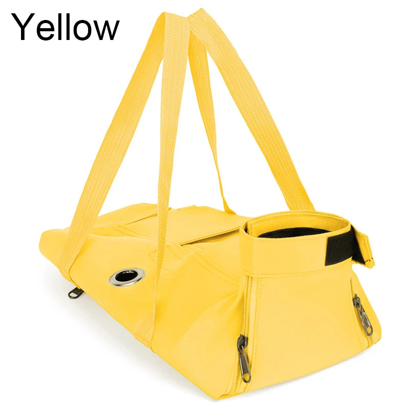 Multifunctional Pet Carrier Bag – Breathable Double-Shoulder Cat Backpack, Anti-Scratch & Bite, Foldable Portable Carrier