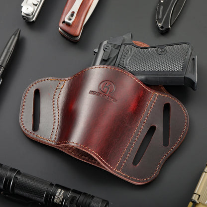 KOSIBATE Genuine Leather OWB Belt Holster for 1911 – Durable Outdoor Hunting Gun Holster