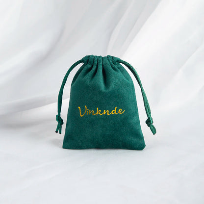 100-Pack Velvet Drawstring Jewelry Pouches - Personalized Logo Gift Bags for Wedding Favors, Candy & Makeup Packaging