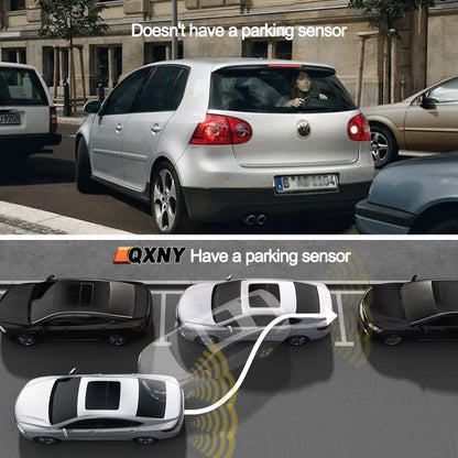 8-Channel Car Parking Sensor – Parktronic Reverse Backup Radar, Rear Auto Detector with Buzzer Assistance Kit