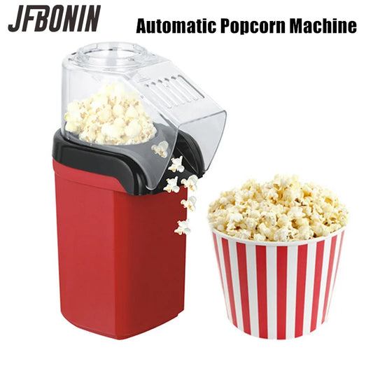 Fully Automatic Mini Popcorn Machine – 110V/220V Electric Popcorn Maker for Home Kitchen Use