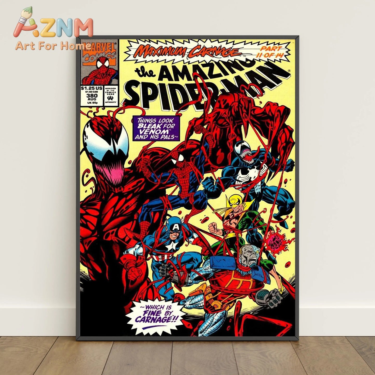 Spider-Man Comic Book Poster - Peter Parker Movie-Inspired Canvas Wall Art