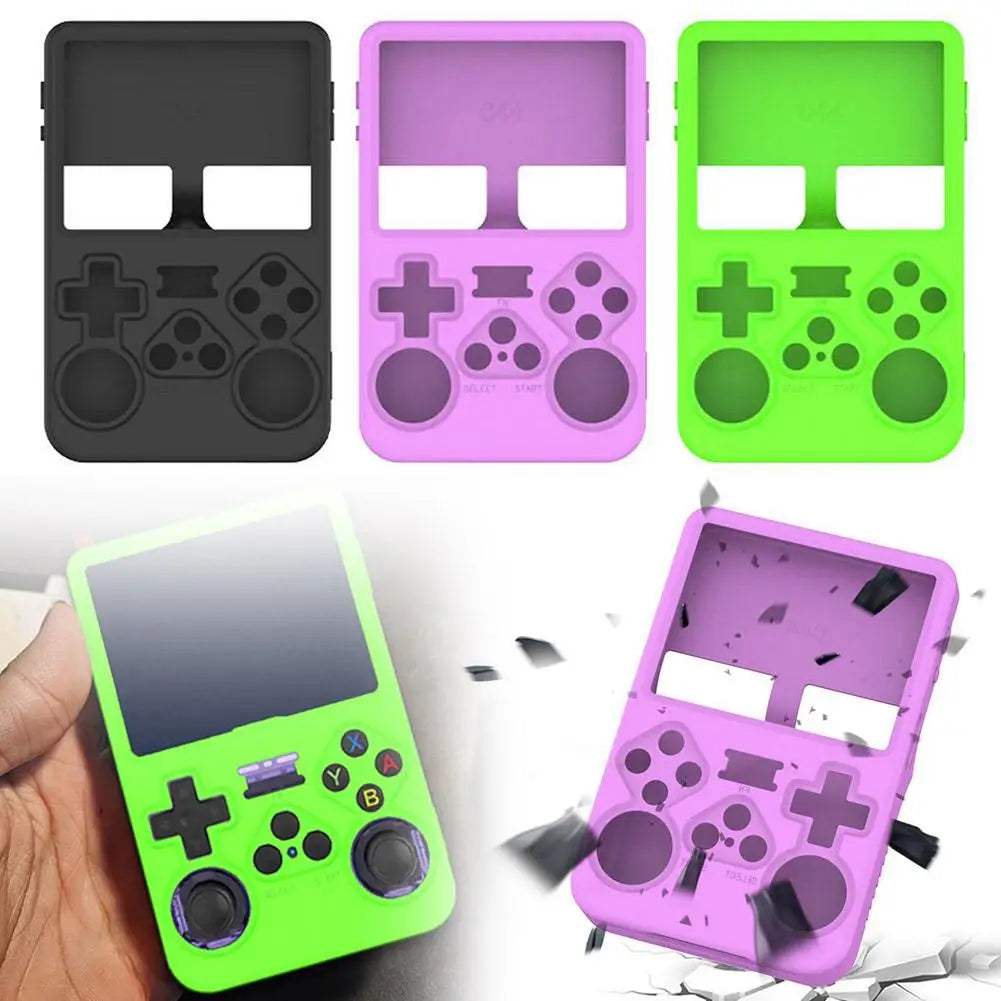 Silicone Case for R36S Handheld Game Console – Protective Soft Cover, Anti-Scratch Storage Shell