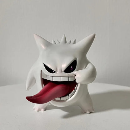 Pokemon Gengar Action Figure - Sticking Tongue Out Anime Collectible Statue, Different Colors, Kawaii Model Kids Toy & Gift