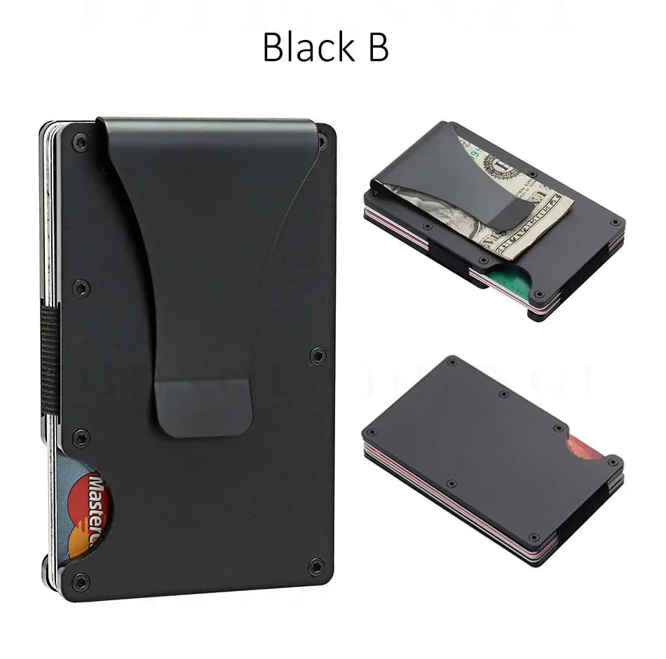 Carbon Fiber Minimalist Slim Wallet for Men – RFID-Blocking Credit Card Holder & Cashback Cardholder Case