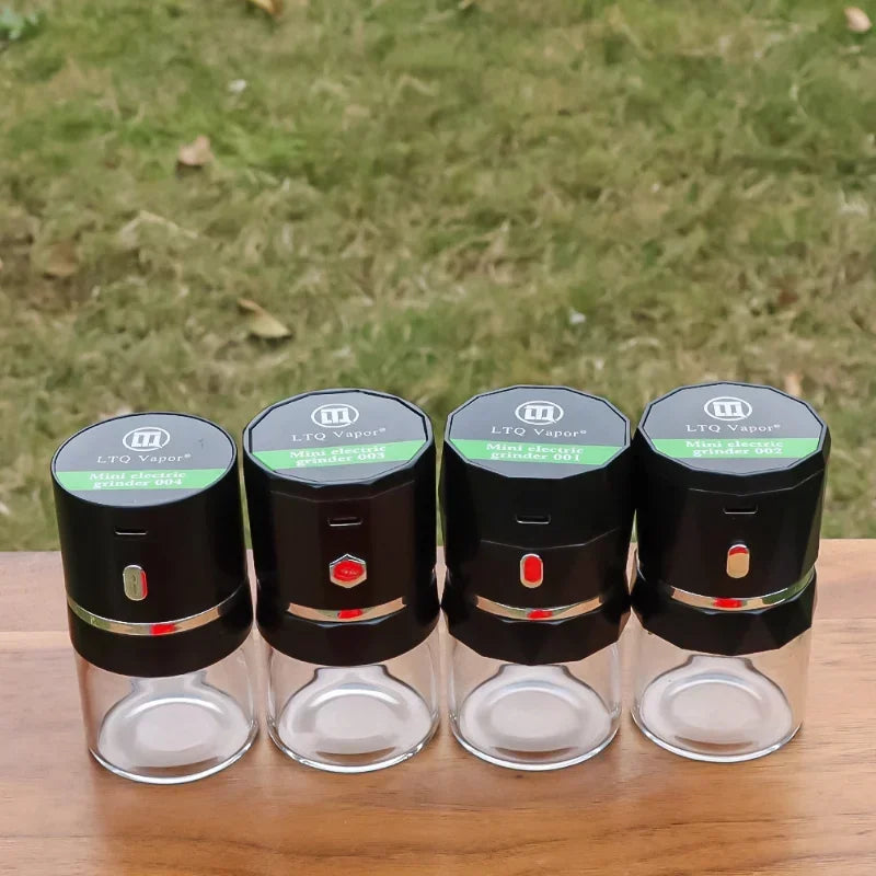 SMO Portable Electric Tobacco & Herb Grinder – Dry Grass Crusher Machine with Intelligent Touch Smoke Prevention