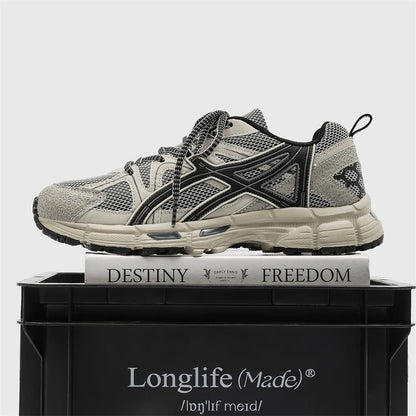 Men’s Casual Running Sneakers - Breathable Lace-Up Walking & Jogging Shoes for Outdoor Leisure