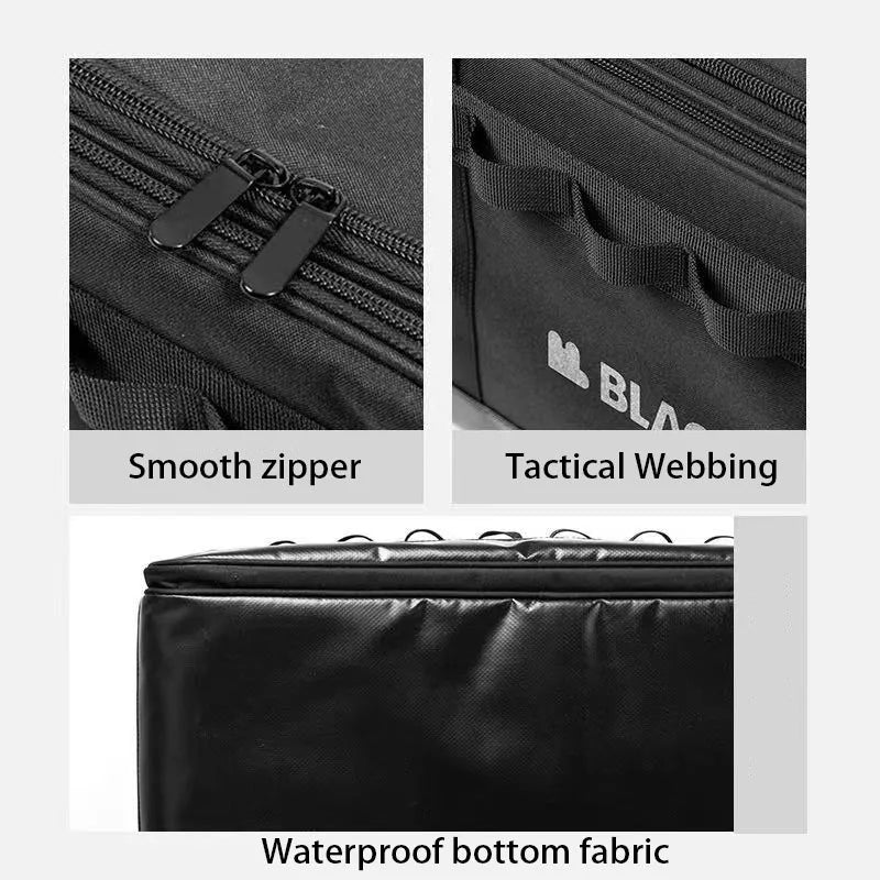 BLACKDOG Camping Equipment Storage Bag - Waterproof 300D Oxford Cloth Travel Organizer with Adjustable Partitions