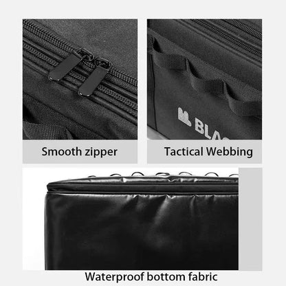 BLACKDOG Camping Equipment Storage Bag - Waterproof 300D Oxford Cloth Travel Organizer with Adjustable Partitions