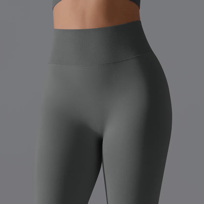 Women's Seamless Yoga Leggings – High Waist Tummy Control, Scrunch Butt Lifting Gym Workout & Outdoor Sports Fitness Pants