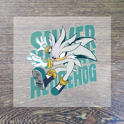 Sonic Cartoon Iron-On Patches – DIY Heat Transfer Anime Stickers for Clothing & Custom T-Shirts