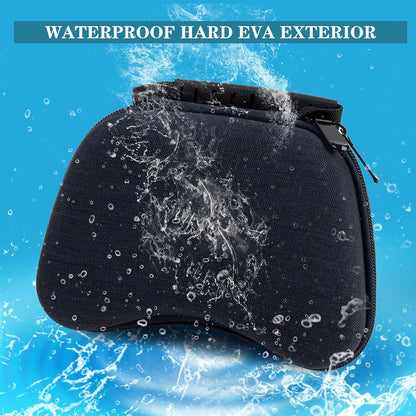 Universal Game Controller Storage Bag – EVA Hard Shell Protective Case for Xbox & PS5 Controllers