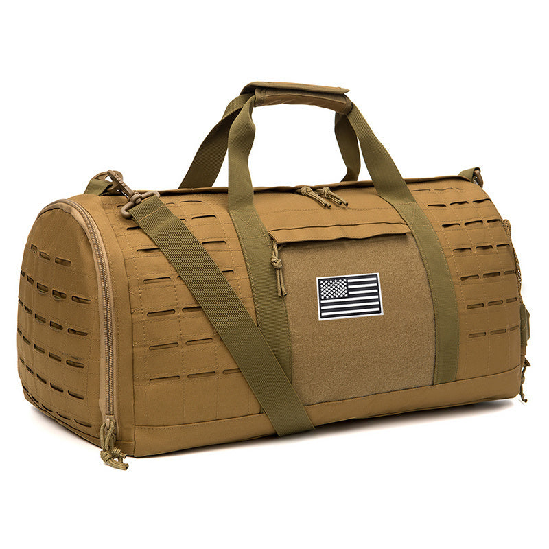 40L Tactical Sports & Gym Duffle Bag – Men’s Fitness, Travel, Basketball & Outdoor Weekender Bag with Shoe Compartment