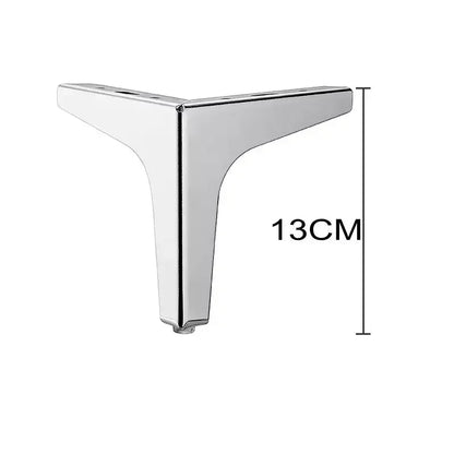 4Pcs Modern Metal Furniture Legs – Gold & Black Iron Sofa Feet for Table, Bed, Chair, Desk & Cabinet