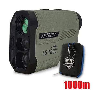 ARTBULL Golf Laser Rangefinder 1000M Telescope with Flag-Lock Slope and Pin Distance Meter for Hunting Monocular