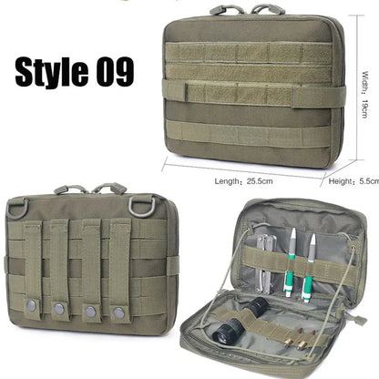 IFAK EDC Waist Bag - Outdoor Emergency Tool Kit and First Aid Kit for Hunting, Camping, and Survival