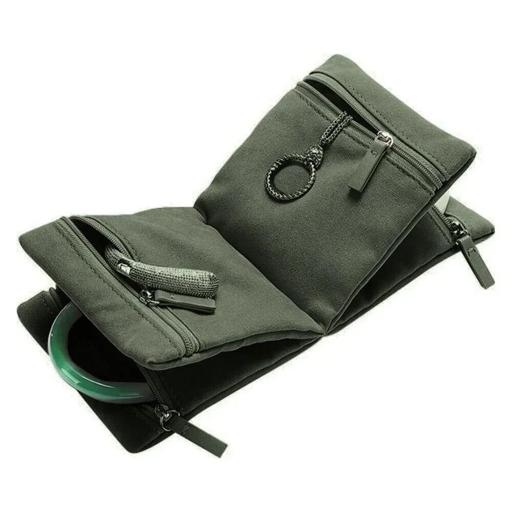 High-Quality Velvet Tassel Jewelry Box – Portable Soft Storage Case for Multifunctional Jewelry & Accessories