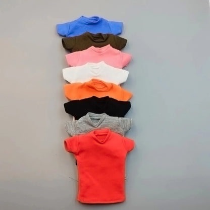 1/6 Scale Black T-Shirt for 12" (30cm) Action Figures — Male & Female DIY Model Accessories