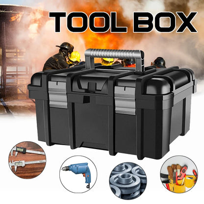 Large Portable Toolbox — Height-Adjustable Tool Organizer Suitcase for Garage, Workshop & Hardware Parts
