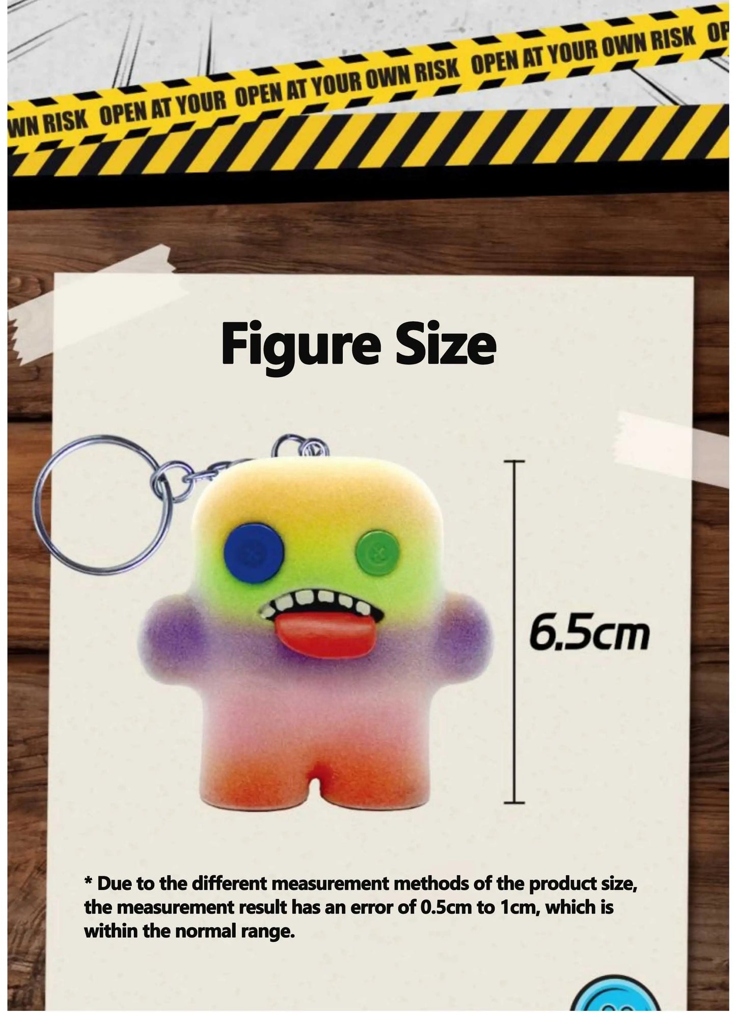 Original Fuggler Blind Bag Collectible Keyring — 6.5cm Funny Ugly Monster PVC Mini Figure