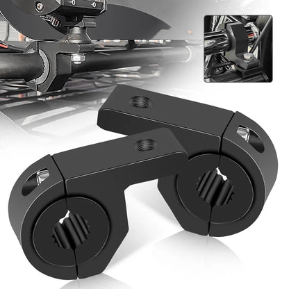 Motorcycle LED Headlight & Spotlight Clamp Bracket Kit – Tube Mount for Fog Light & Motorbike Accessories
