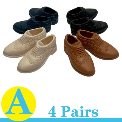 NK Mix 12" Fashion Doll Shoes & Clothes — Casual Leather Sneakers, Boots & Slippers for Boy & Princess Dolls