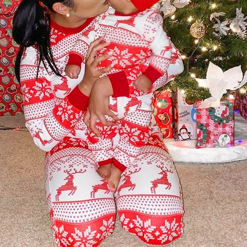 Mommy and Me Christmas Pajamas Set 2023 - Soft & Cute 2-Piece Sleepwear for Family, Adults & Kids Xmas Outfits