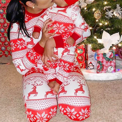 Mommy and Me Christmas Pajamas Set 2023 - Soft & Cute 2-Piece Sleepwear for Family, Adults & Kids Xmas Outfits