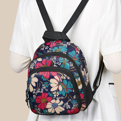 Trendy Floral Backpack Multi-Design – Lightweight Adjustable Strap Casual Daily Use Bag, Stylish Gift Backpack