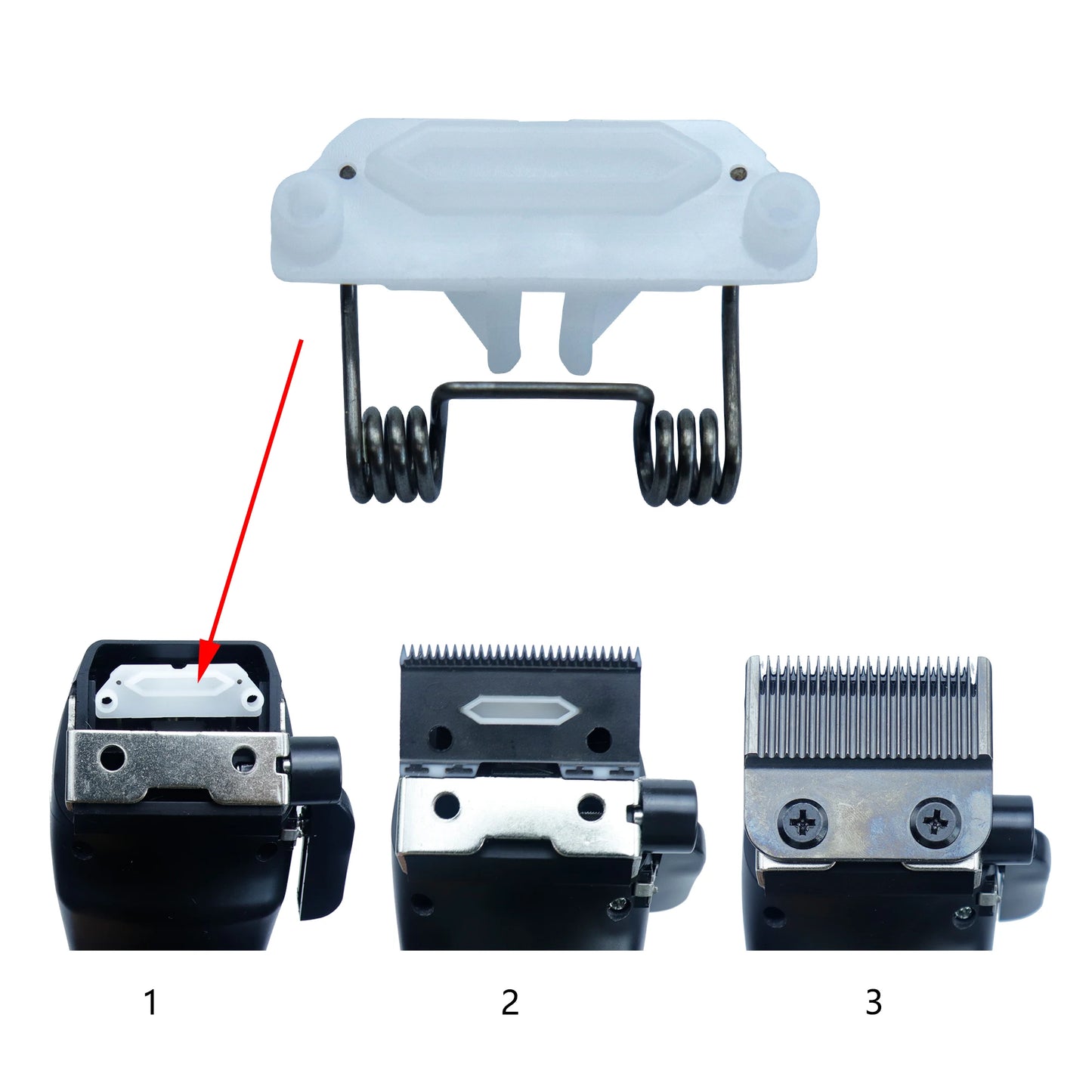 HClippers Replacement Parts —  Cam and Spring for HC231 Hair Clippers