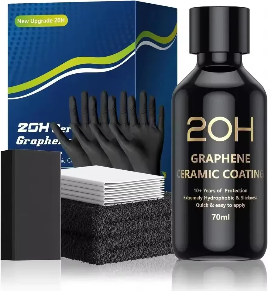 Graphene Ceramic Coating – 12H/20H Self-Healing UV Protection for Professional Car Detailing (10+ Years)