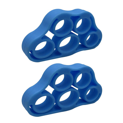3-in-1 Silicone Finger Strengthener – Elastic Hand Grip Trainer & Guitar Finger Exerciser for Hand Therapy