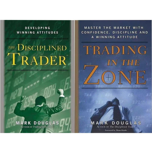 Mark Douglas "Trading in The Zone" & "The Disciplined Trader" – Paperback Books in English