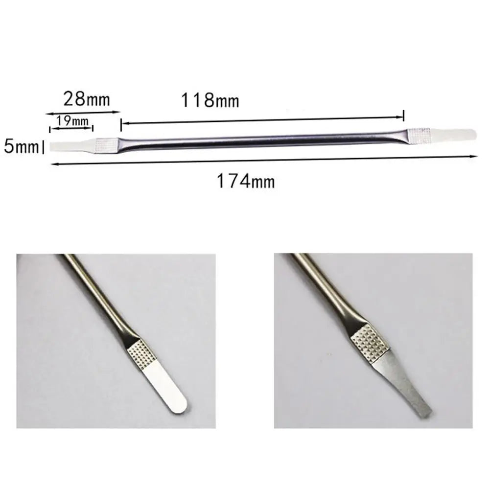 Phone Repair Tools Kit – Disassembly Blades, Pry Tools, Metal Kit & Adhesive Remover for CPU & IC Chip Repair   1/2
